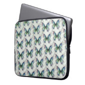 Schmetterling Laptopschutzhülle (Vorderseite Links)