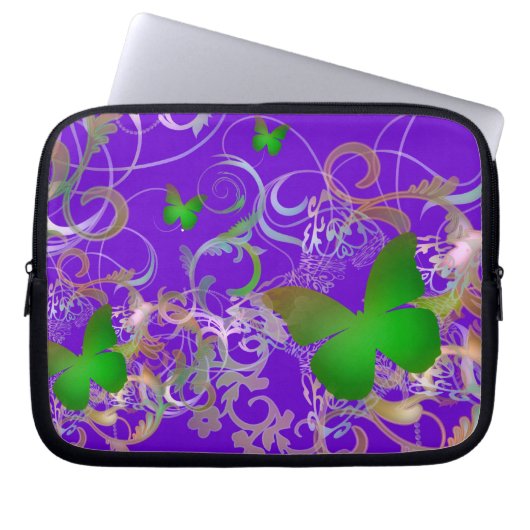Schmetterling Laptopschutzhülle (Vorderseite)
