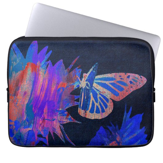 Schmetterling  laptopschutzhülle (Vorderseite)
