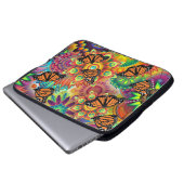 Schmetterling Laptopschutzhülle (Vorne Knopf)