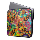 Schmetterling Laptopschutzhülle (Vorderseite Links)