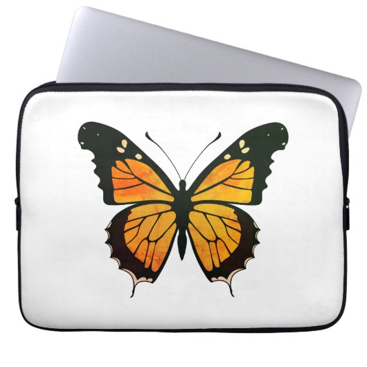Schmetterling Laptopschutzhülle (Vorderseite)