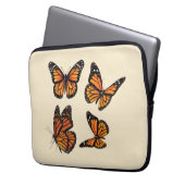 Schmetterling Laptopschutzhülle (Vorderseite Links)