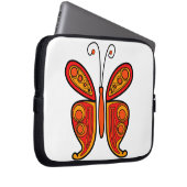 Schmetterling Laptopschutzhülle (Vorne Rechts)