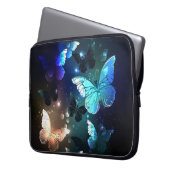 Schmetterling Laptopschutzhülle (Vorderseite Links)