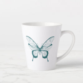 Schmetterling Latte Tasse