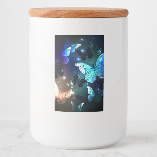 Schmetterling Lebensmitteletikett (Vorderseite)