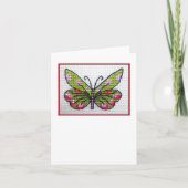 Schmetterling leeres notecard 02 karte (Vorderseite)
