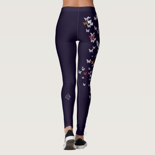 Schmetterling Leggings (Rückseite)