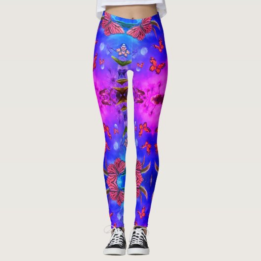 Schmetterling Leggings (Vorderseite)
