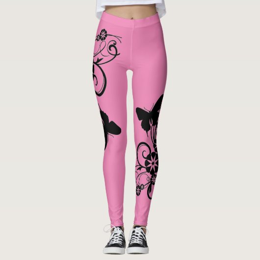 Schmetterling Leggings (Vorderseite)