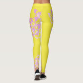 Schmetterling: Leggings gelb (Rückseite)