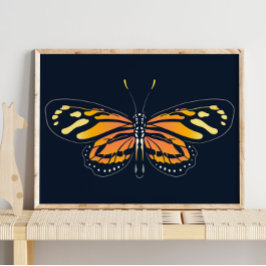 Schmetterling | Leinwand Dschungel Poster