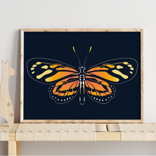 Schmetterling | Leinwand Dschungel Poster