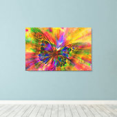 Schmetterling Leinwanddruck (Insitu (Holzboden))