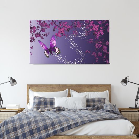 Schmetterling Leinwanddruck (Insitu (Schlafzimmer))