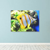 Schmetterling Leinwanddruck (Insitu (Holzboden))