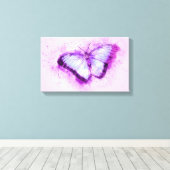 Schmetterling Leinwanddruck (Insitu (Holzboden))