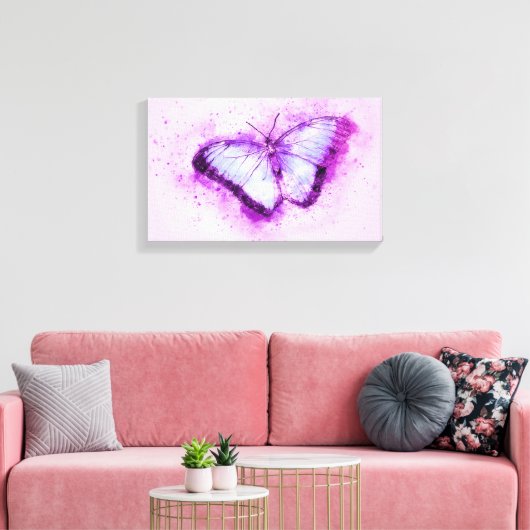 Schmetterling Leinwanddruck (Insitu (Wohnzimmer))