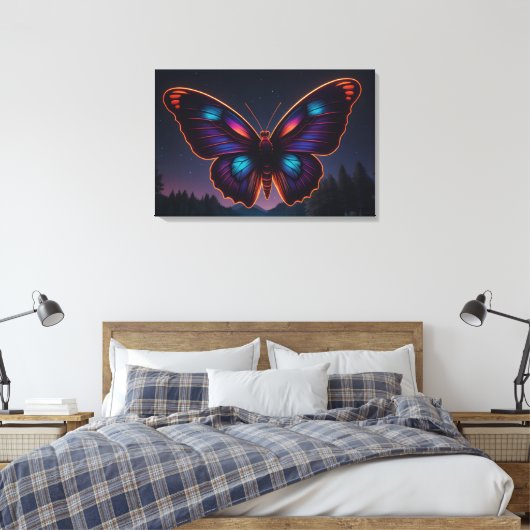 Schmetterling Leinwanddruck (Insitu (Schlafzimmer))