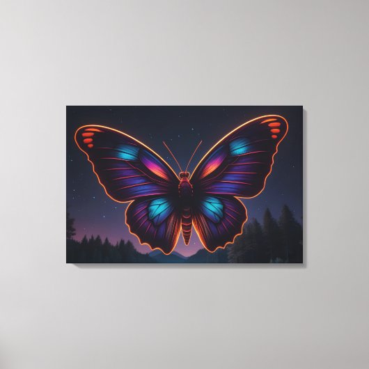 Schmetterling Leinwanddruck (Vorderseite)