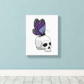 Schmetterling Leinwanddruck (Insitu (Holzboden))