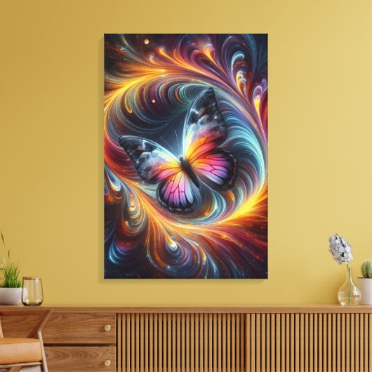 Schmetterling Leinwanddruck (Insitu (Wohnzimmer))