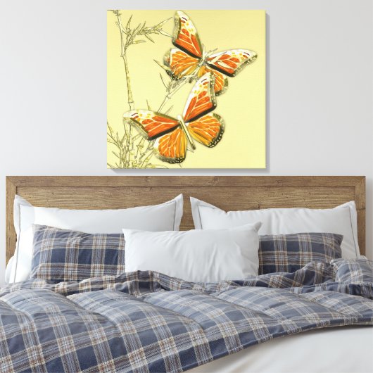 Schmetterling Leinwanddruck (Insitu (Schlafzimmer))