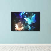 Schmetterling Leinwanddruck (Insitu (Holzboden))