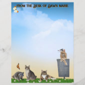 Schmetterling, Libelle, Waschbär und Sommer-Spaß (Vorderseite)