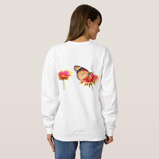 Schmetterling 🦋 🦋 ✨ Liebhaber Sweatshirt (Schwarz voll)