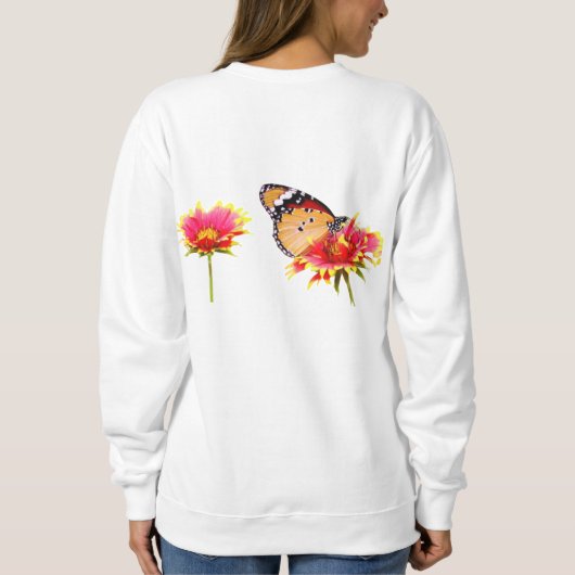 Schmetterling 🦋 🦋 ✨ Liebhaber Sweatshirt (Rückseite)