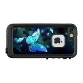 Schmetterling LifeProof iPhone Hülle (Rückseite (Horizontal))