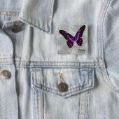 Schmetterling - lila - Knopf Button (Beispiel)