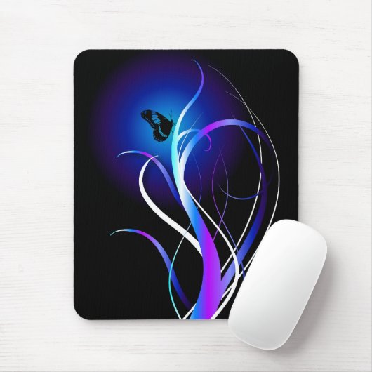Schmetterling lila mousepad (Mit Mouse)
