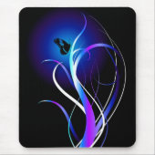 Schmetterling lila mousepad (Vorne)
