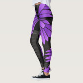 Schmetterling - lila - Tier - Muster Leggings (Links)