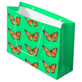 Schmetterling Limettengrün Große Geschenktüte