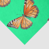 Schmetterling Limettengrün Seidenpapier (Detail)