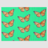 Schmetterling Limettengrün Seidenpapier (Vorderseite)