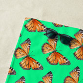 Schmetterling Limettengrün Strandtuch (Beispiel)