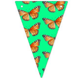 Schmetterling limettengrün wimpelkette (Erste Fahne)