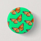 Schmetterling lindgrün button (Vorderseite)