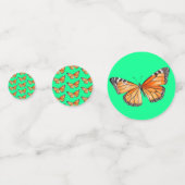 Schmetterling lindgrün konfetti (Vorderseiten)