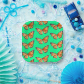 Schmetterling lindgrün pappteller (Party)