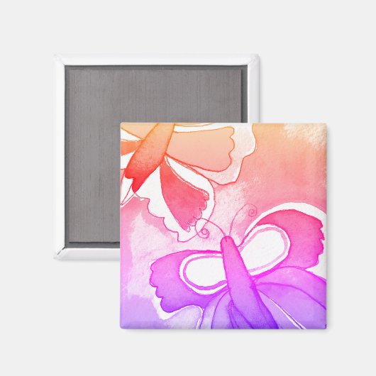 Schmetterling Magnet (Vorderseite/Rückseite)