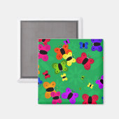 Schmetterling Magnet (Vorderseite/Rückseite)