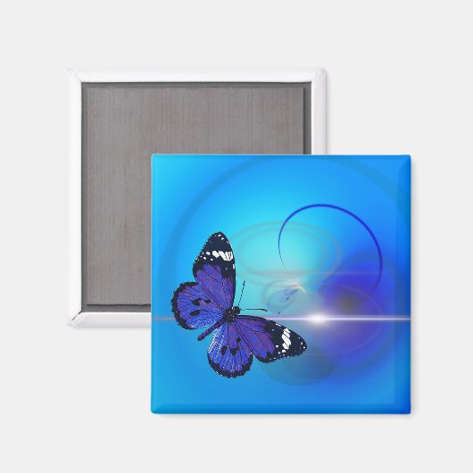 Schmetterling Magnet (Vorderseite/Rückseite)