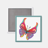 Schmetterling Magnet (Vorderseite/Rückseite)