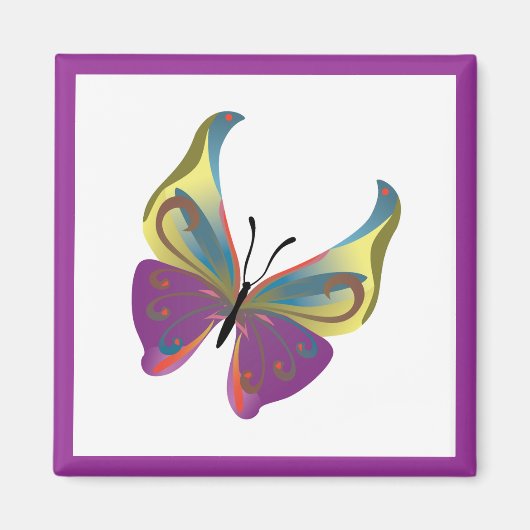 Schmetterling Magnet (Vorne)